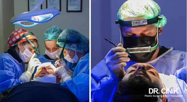 Experienced surgeons at dr cinik hair transplant hospital