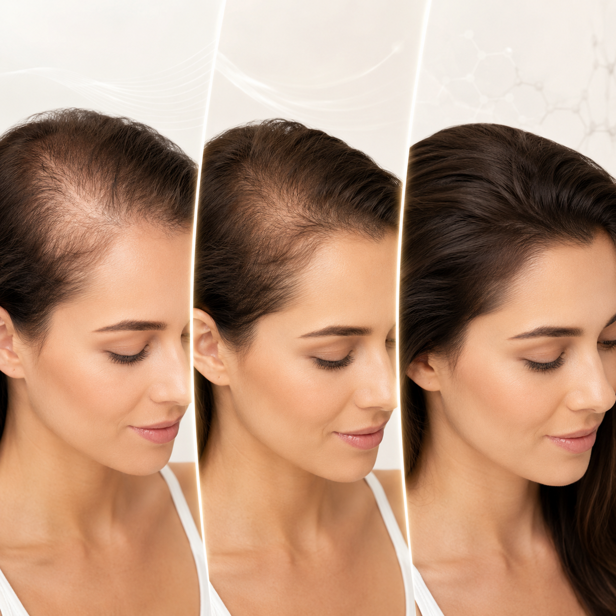 Applying the serum