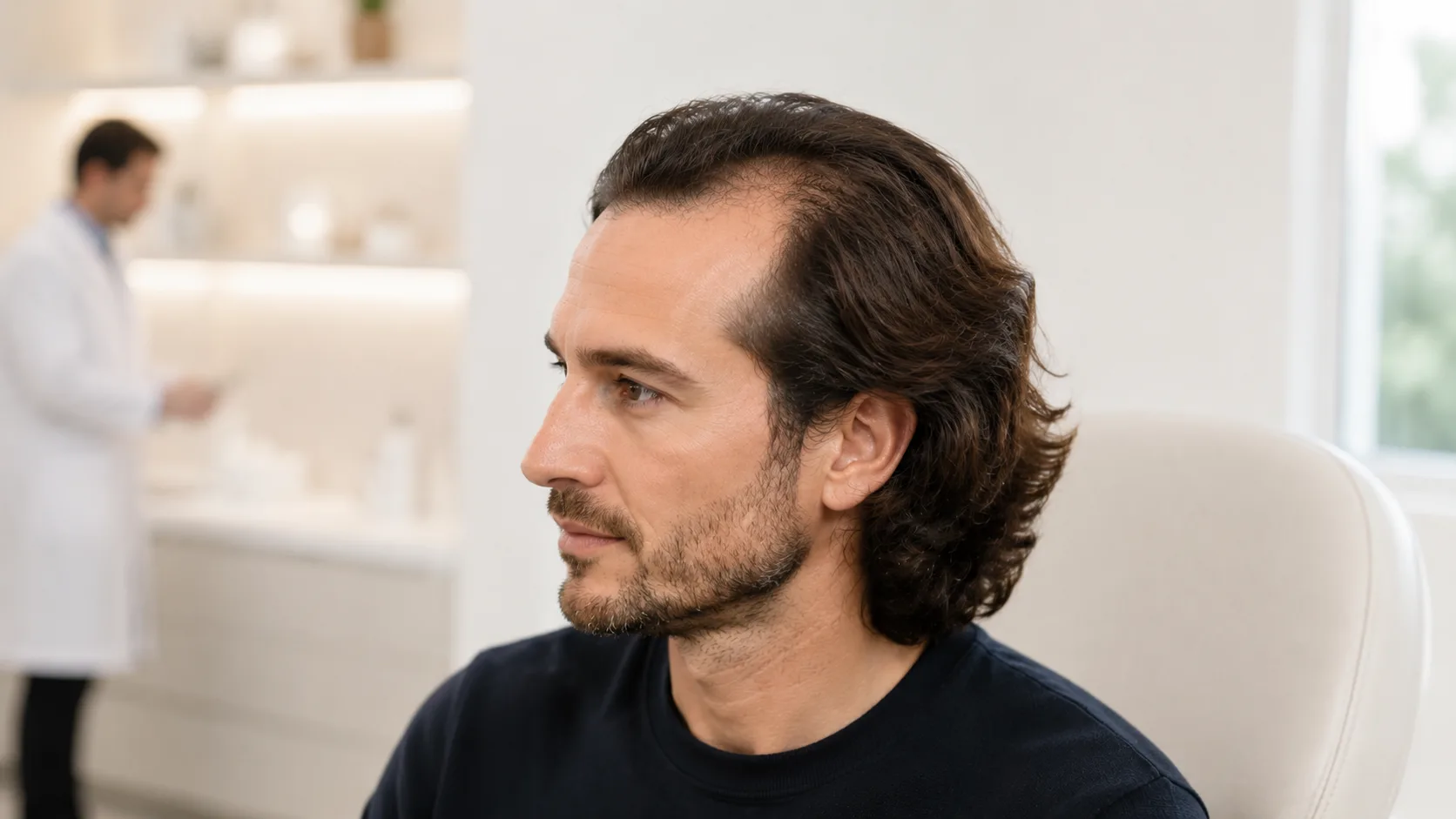 Long Hair FUE Hair Transplant
